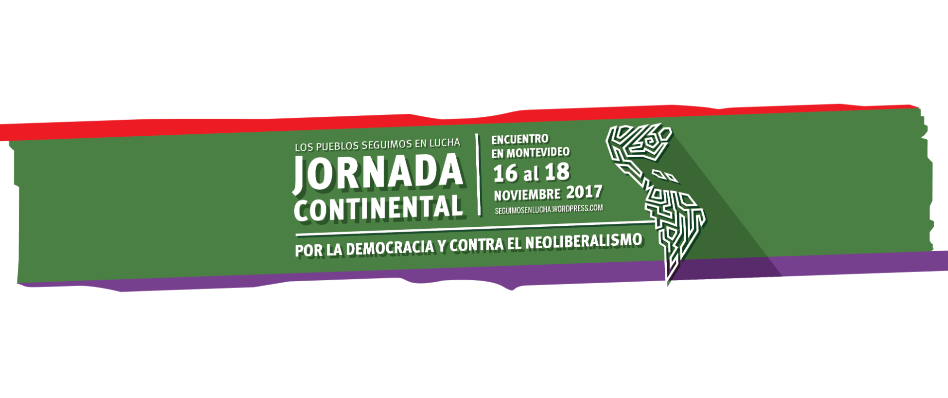 (IMAGEN) Jornada Continental por la Democracia y contra el neoliberalismo