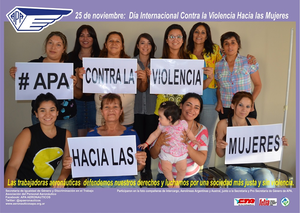 afiche contra la violencia a las mujeres