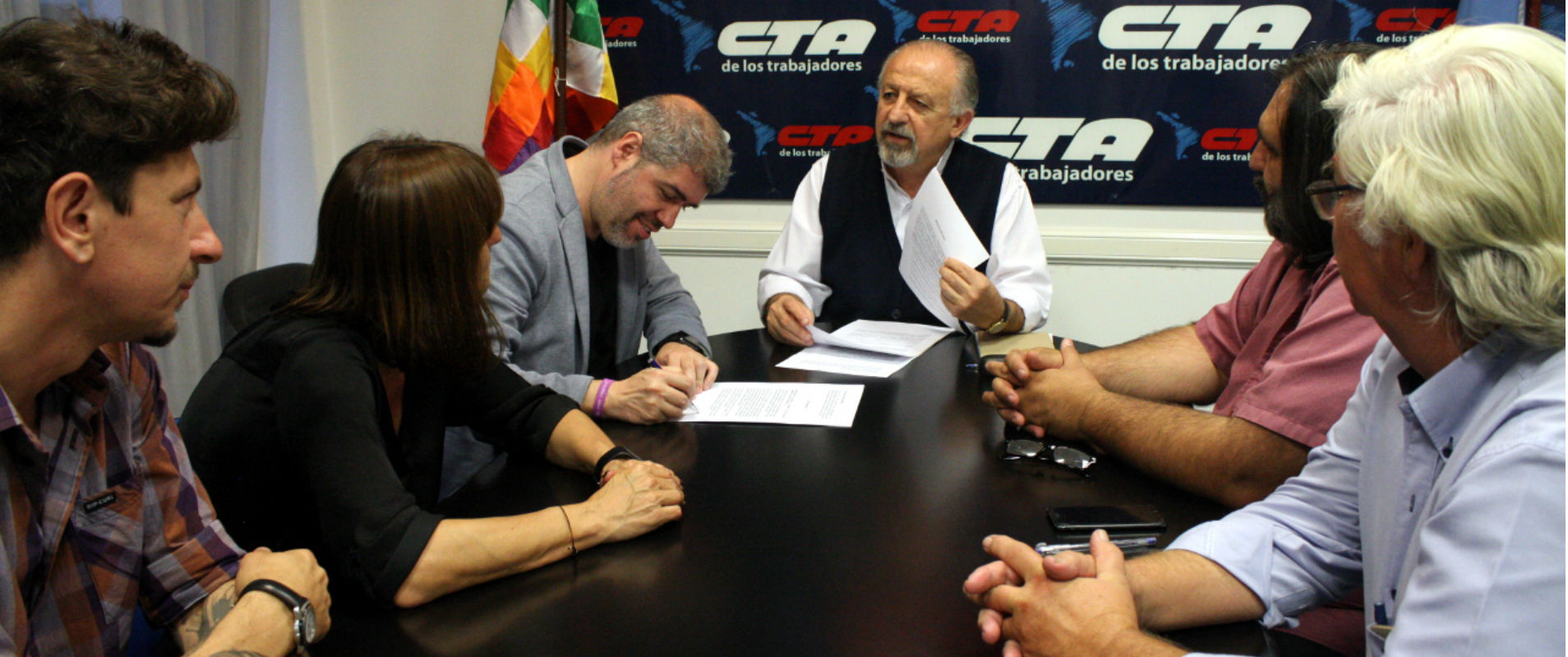 CTA firmó convenio con Comisiones Obreras de España